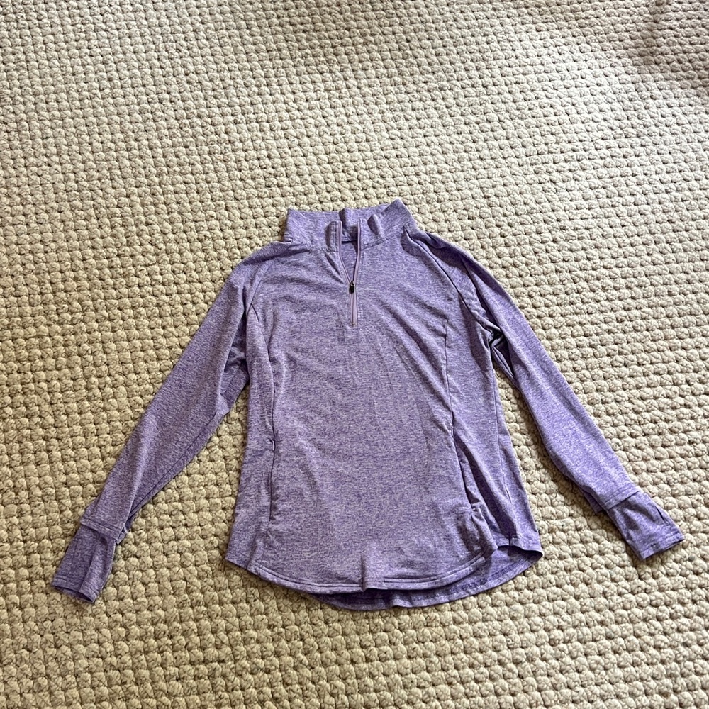 Amazon Women's Purple Button Down Shirt